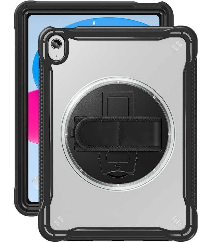 iPadシリーズ用<br>半透明・耐衝撃ケース